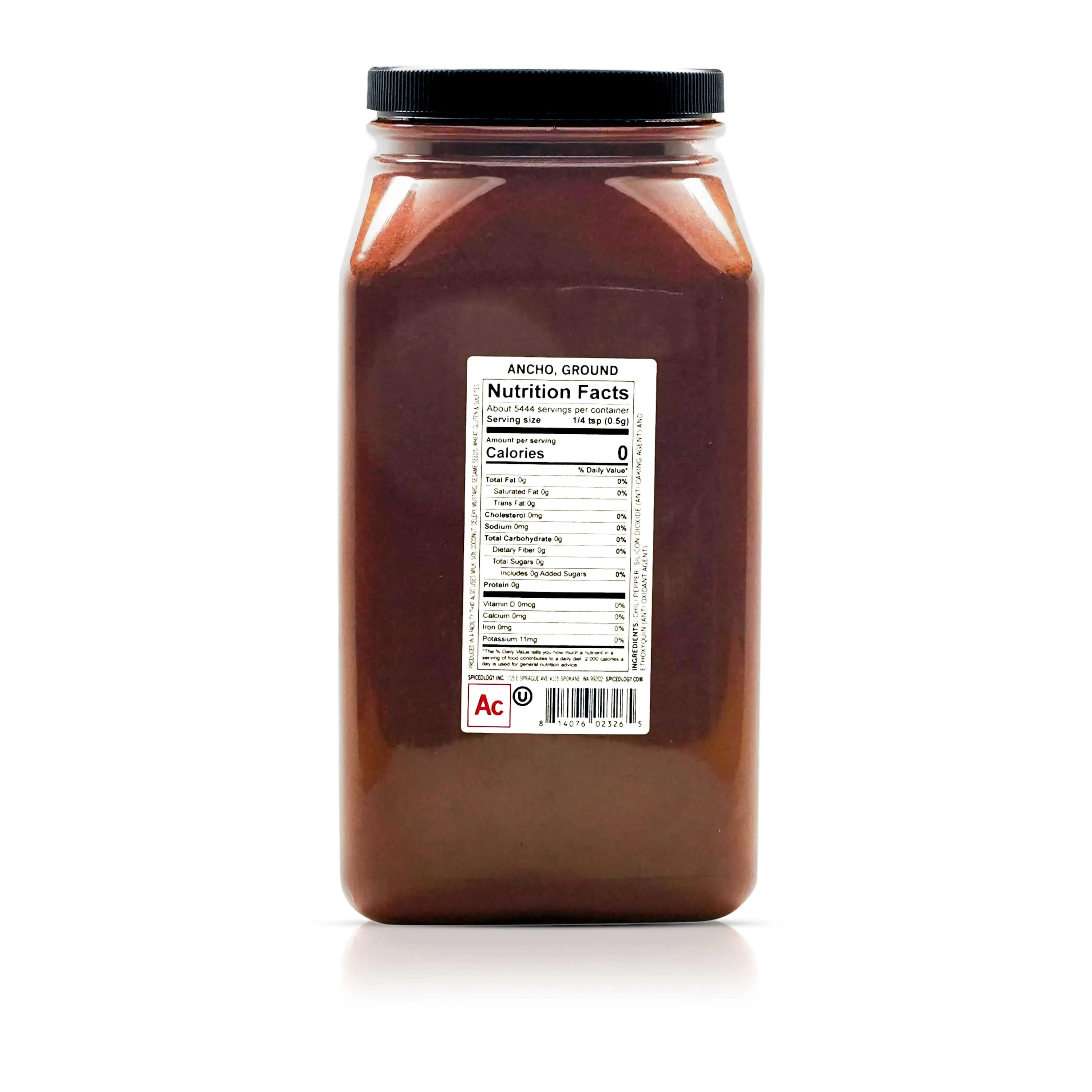 Ancho Chile, Ground
