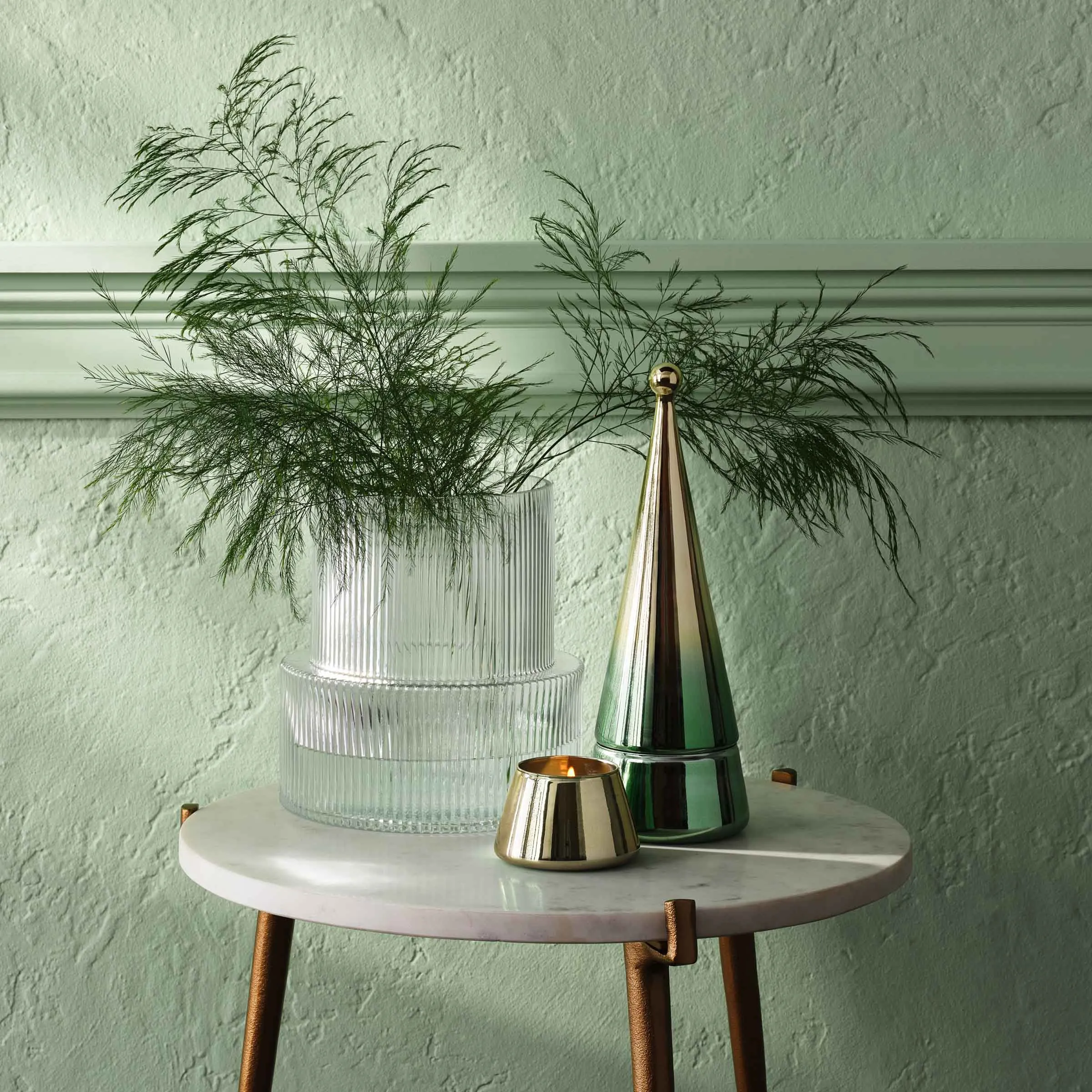 Balsam & Cedar Large High Shine Tree Candle