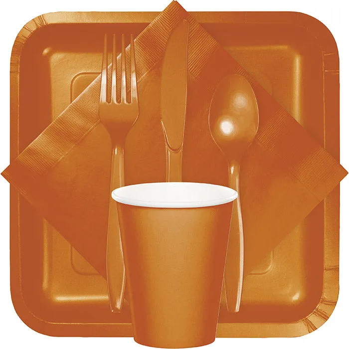 Bulk Pack of 100 Pumpkin Spice Luncheon Napkins 3Ply