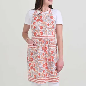 Cactus Flower Ivory Apron