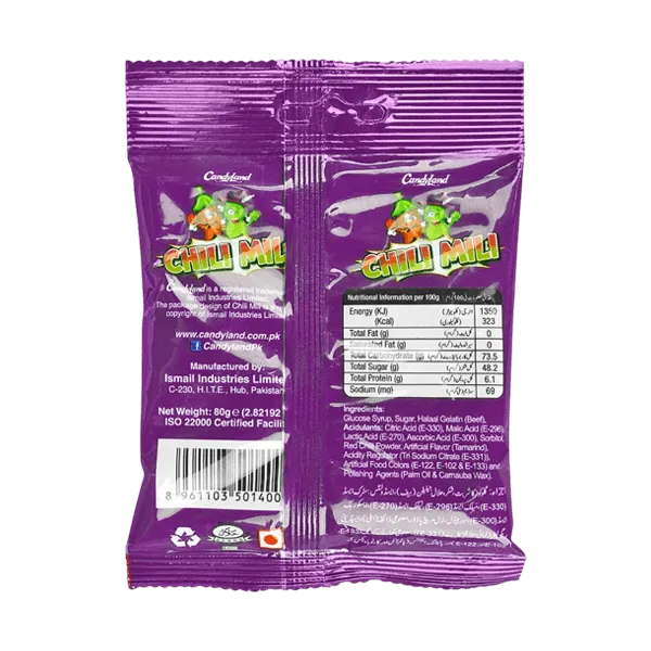 Candyland Chili Mili Jelly 80g