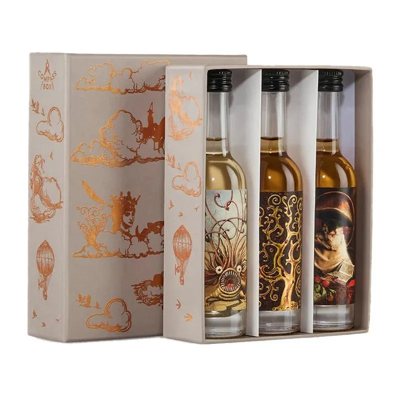 Compass Box Blended Malt Scotch Whisky 50ml Bundle 3-Pack