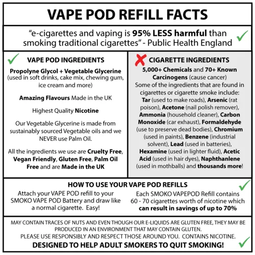 CRISP APPLE VAPE POD REFILLS