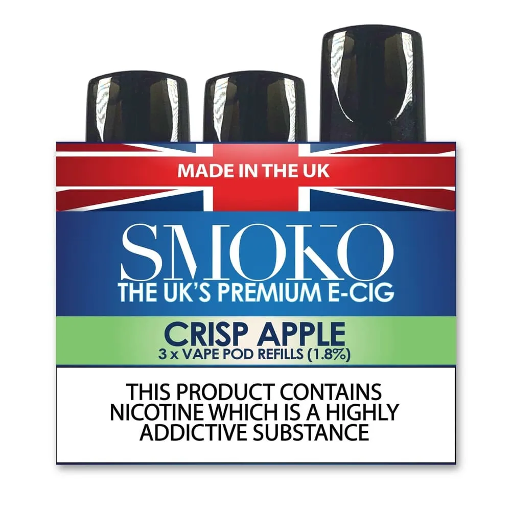 CRISP APPLE VAPE POD REFILLS