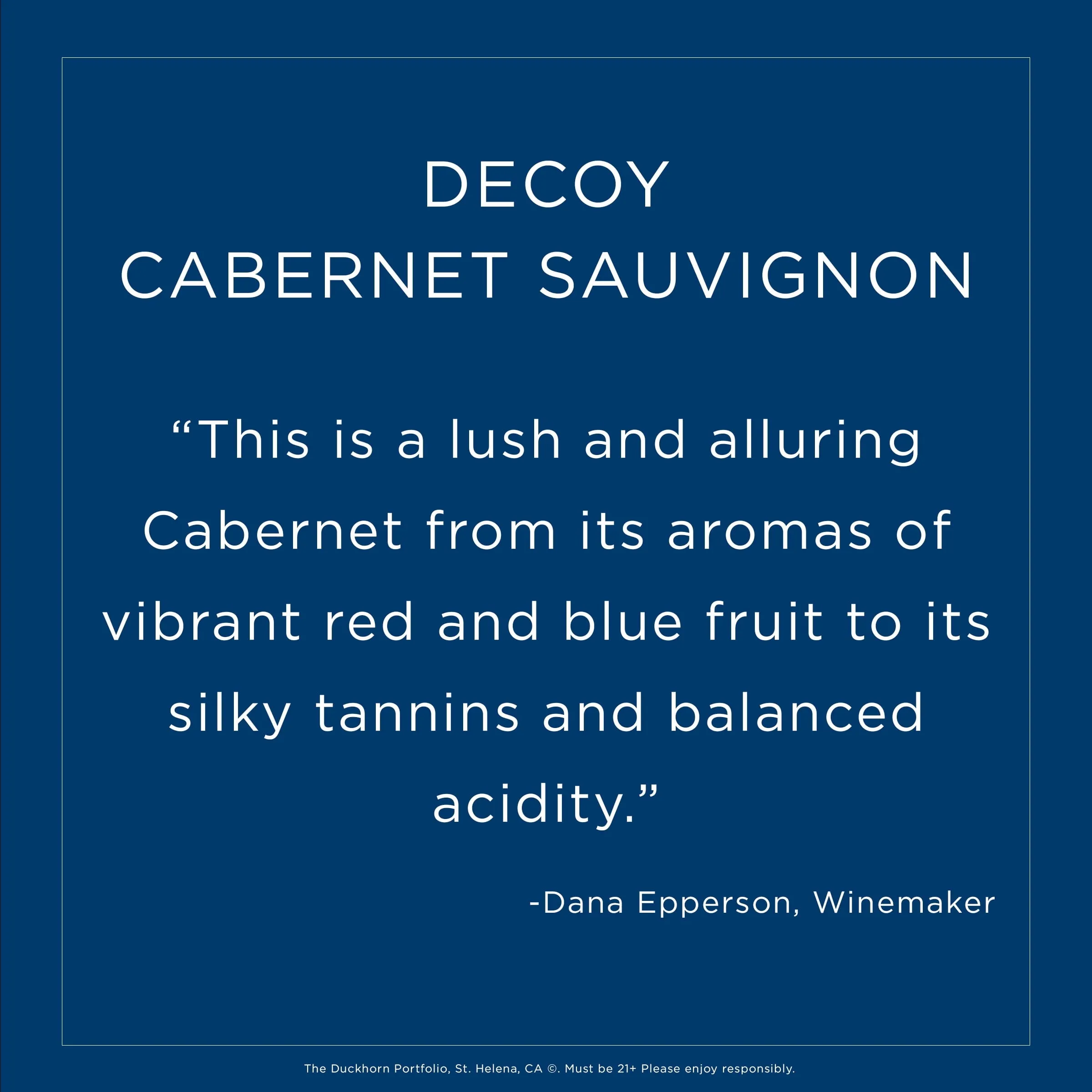 Decoy Cabernet Sauvignon Wine, 750 ml, Bottle
