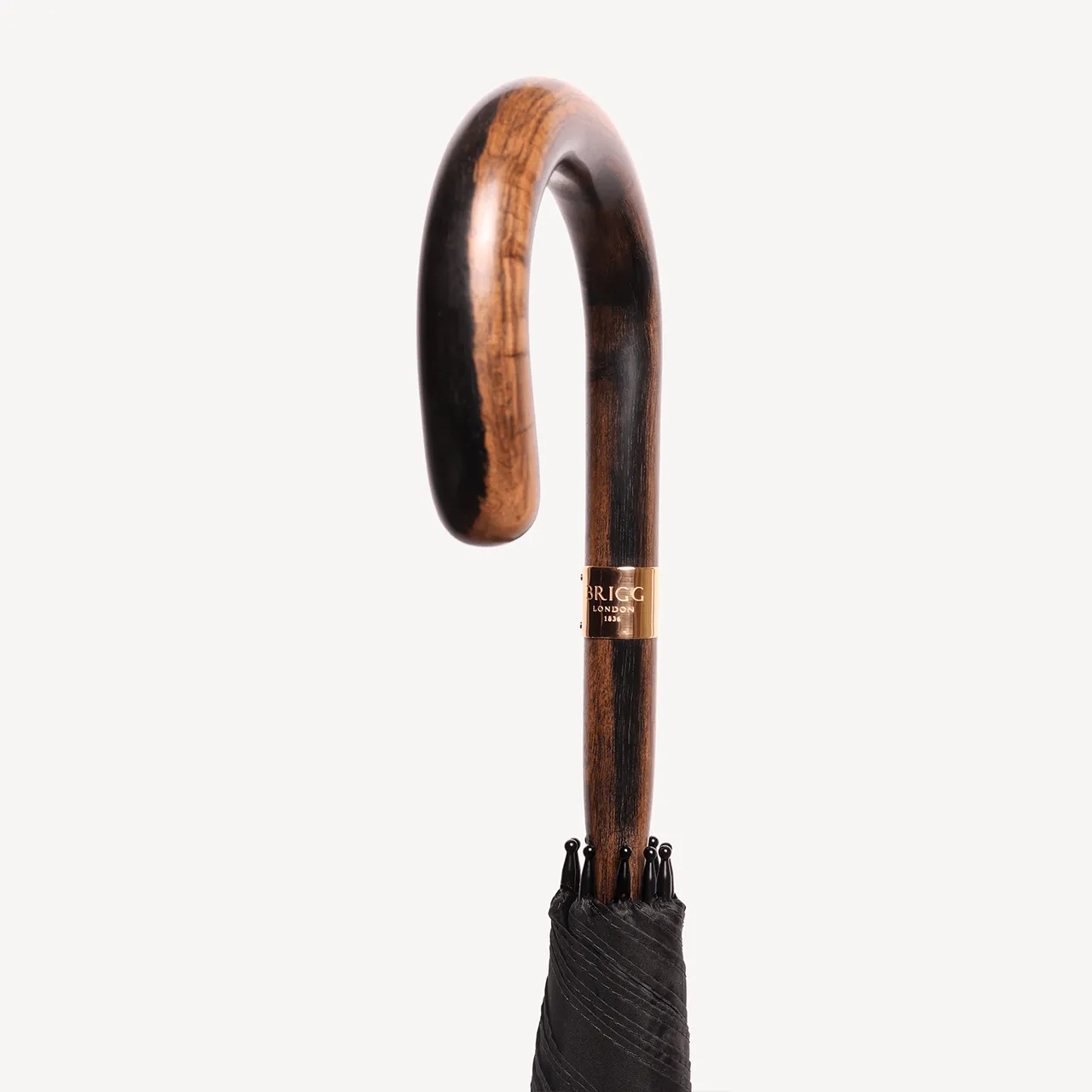 Ebony Exotic Umbrella - Black