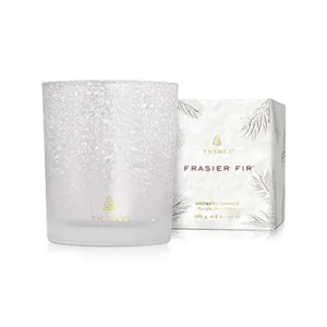 Frasier Fir Flocked Poured Candle