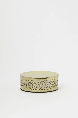 Gold Embellished Soap Dish