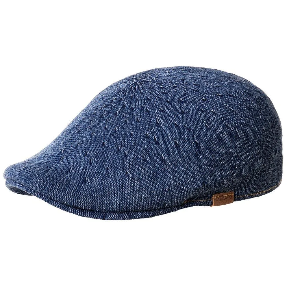 Kangol Indigo 507 Duckbill Cotton Flat Cap