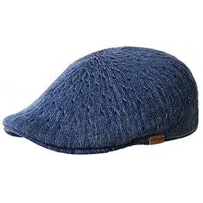 Kangol Indigo 507 Duckbill Cotton Flat Cap
