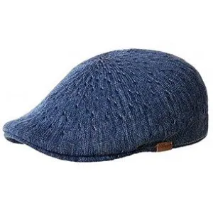 Kangol Indigo 507 Duckbill Cotton Flat Cap