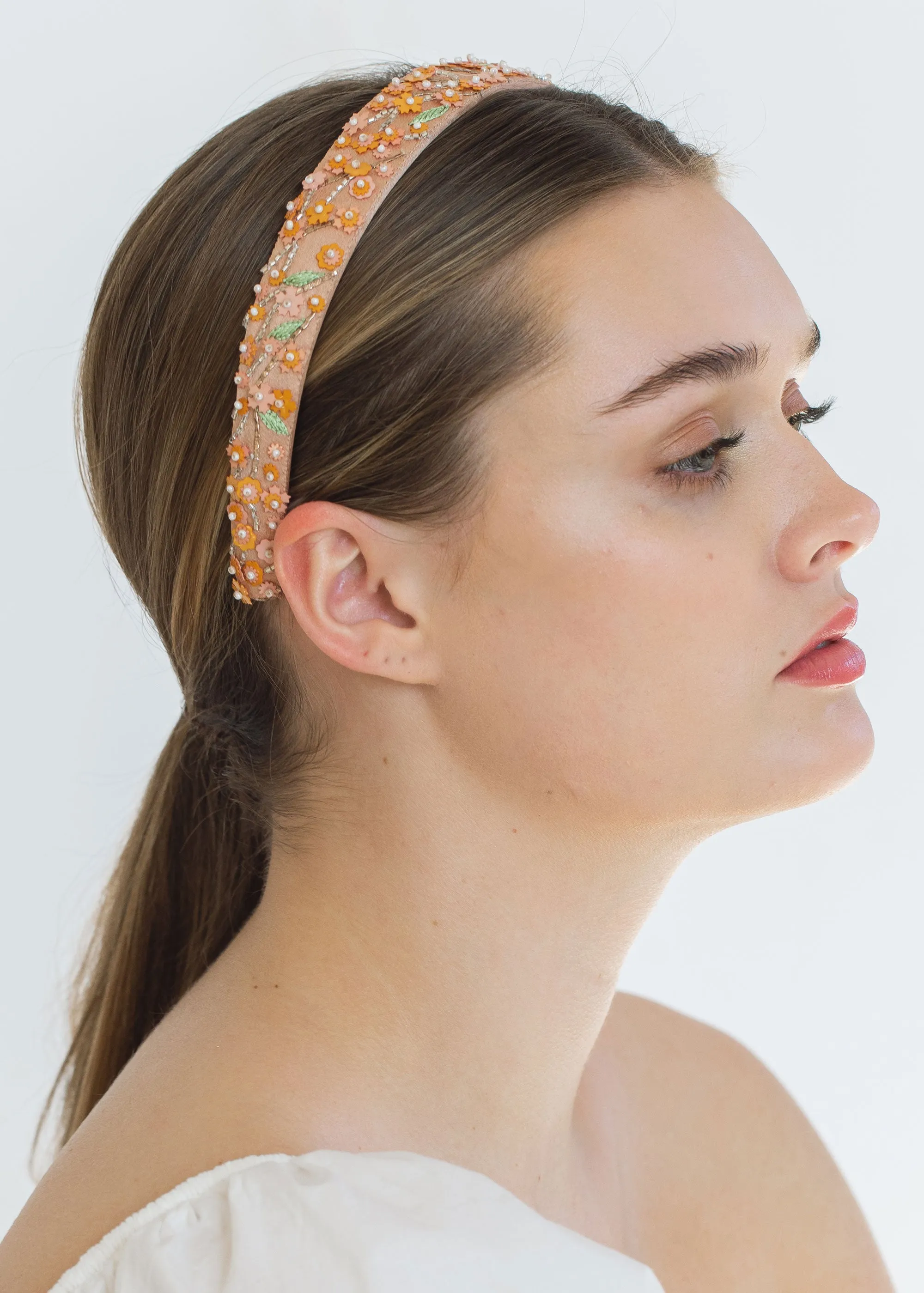 Kiera Headband -- Almond