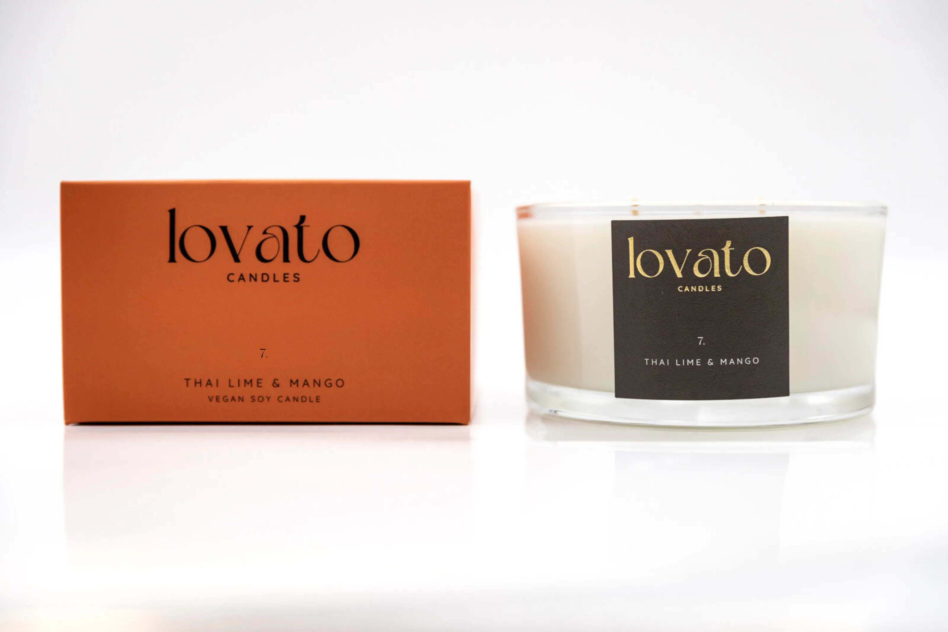 Large 3-Wick Candle in Box - Thai Lime & Mango