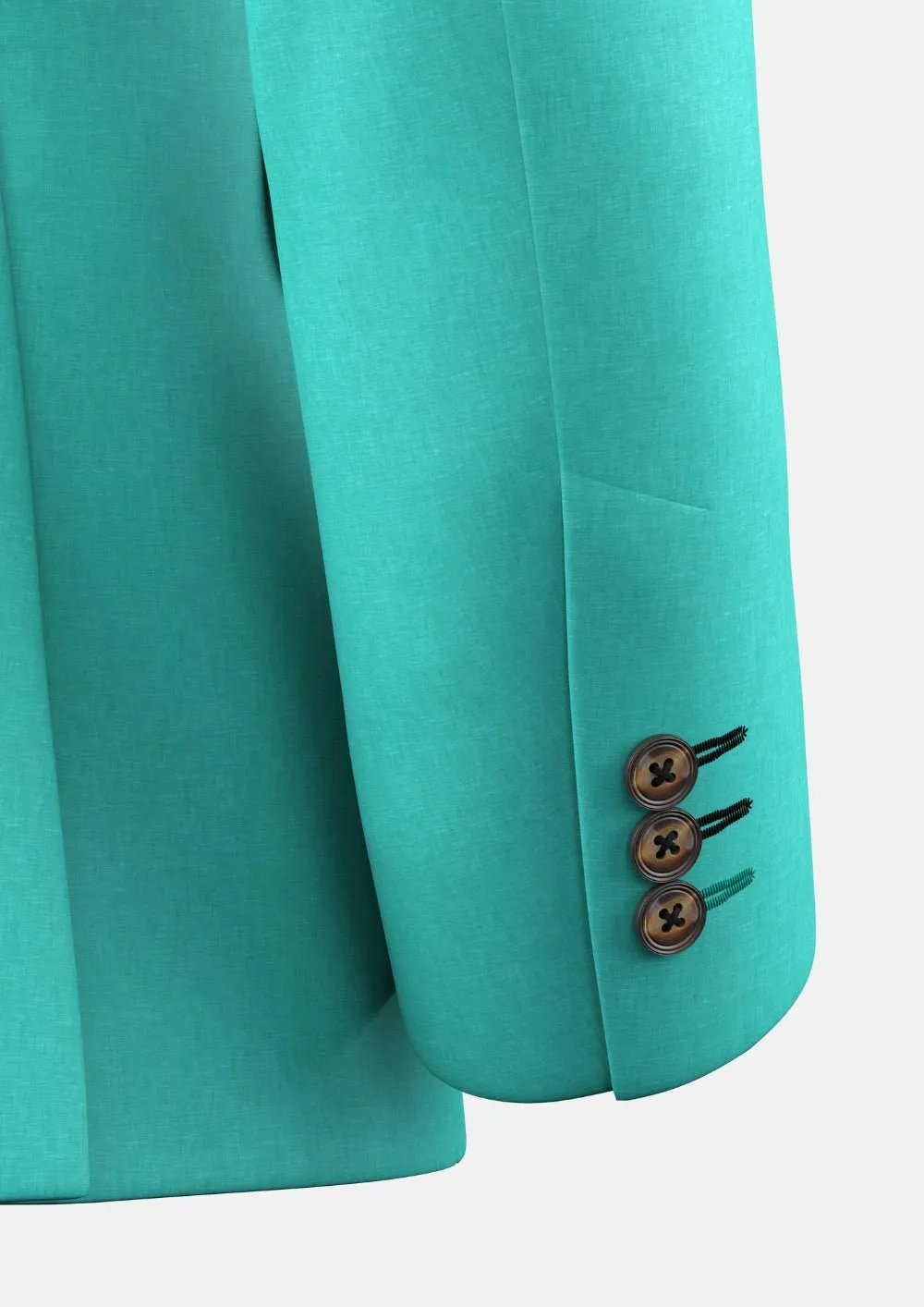 Liberty Atlantis Green Linen Blend Suit