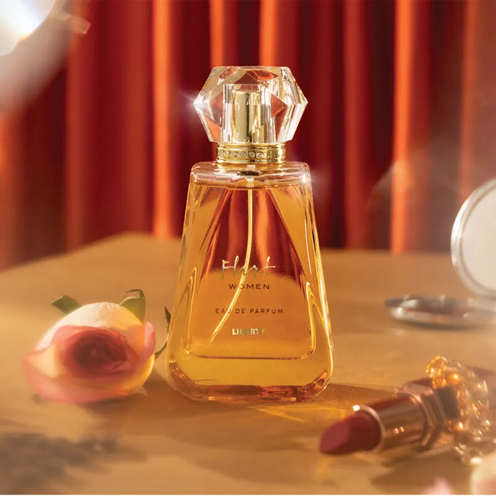 Liberty Luxury Flirt Perfume for Women (100ml/3.4Oz), Eau De Parfum (EDP), Crafted in France, Long Lasting Smell, Floral & Oriental notes.