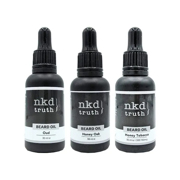 NKD 150mg CBD Infused Speciality Beard Oils 30ml