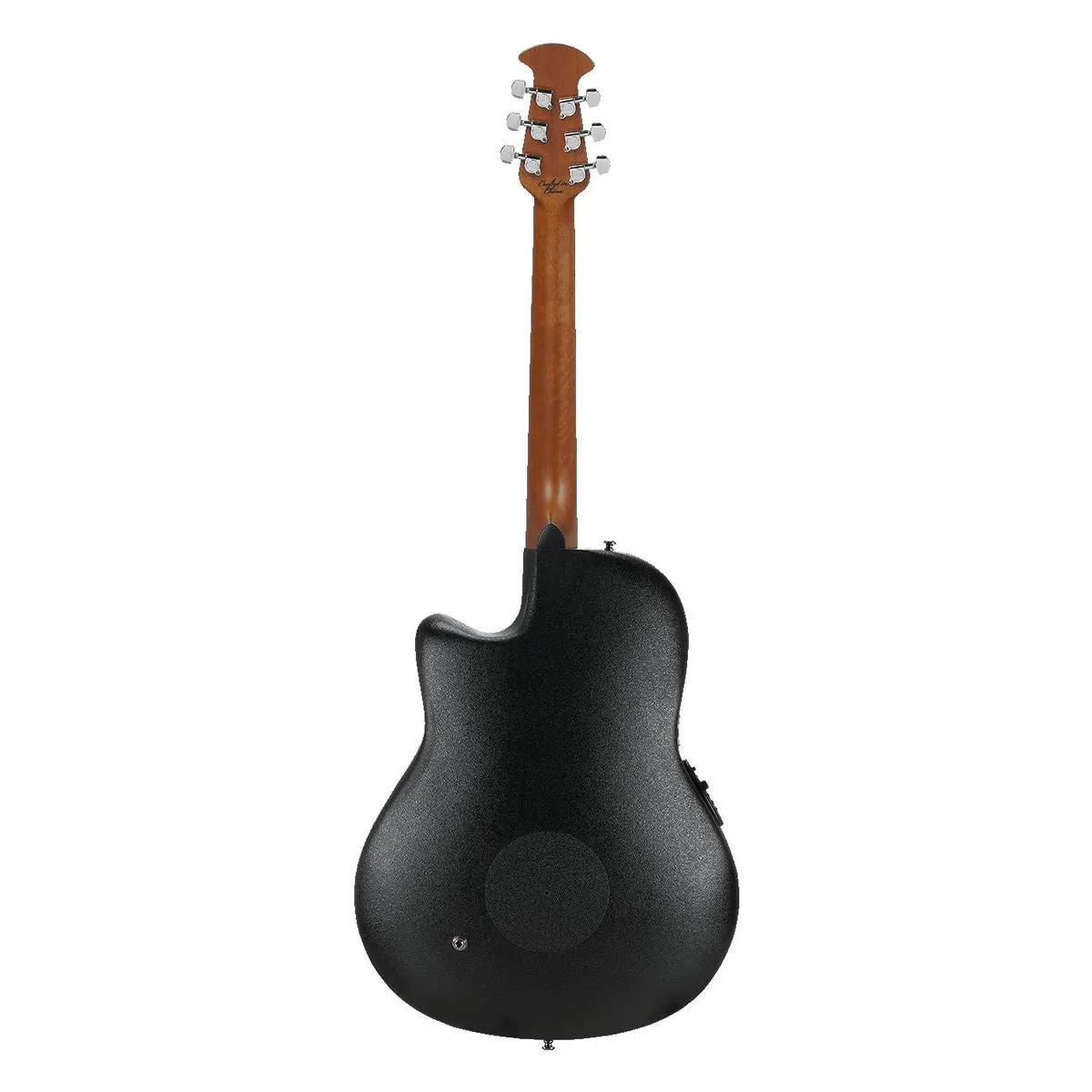 Ovation CE44P-8TQ Celebrity Elite® Exotic Mid Depth Acoustic-Electric Guitar - Caribbean Blue On Exotic Quilted Maple
