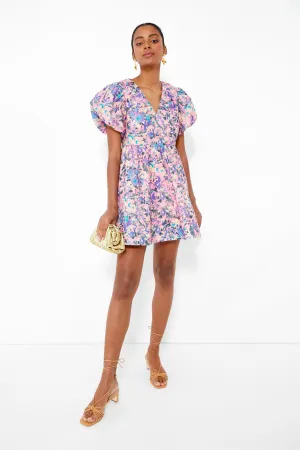 Pink Floral Sheila Mini Dress