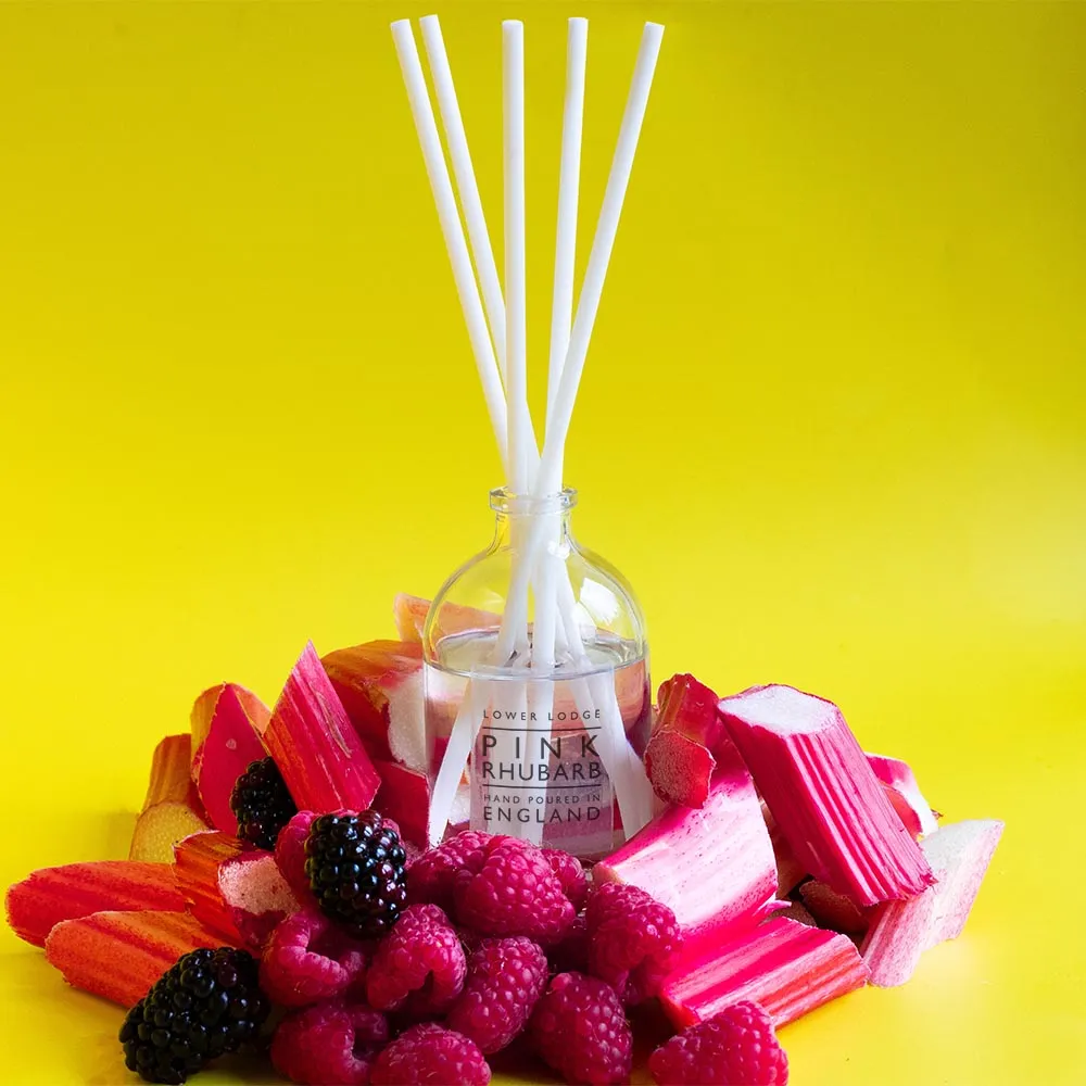 Pink Rhubarb Scented Reed Diffuser