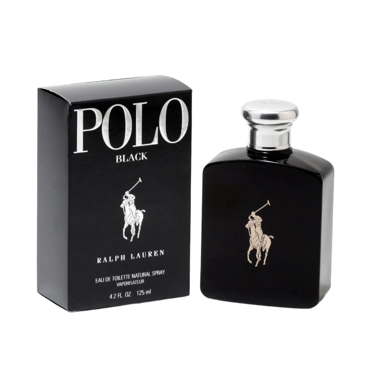 POLO BLACK MEN by RALPH LAUREN EDT SPRAY 4.2 OZ