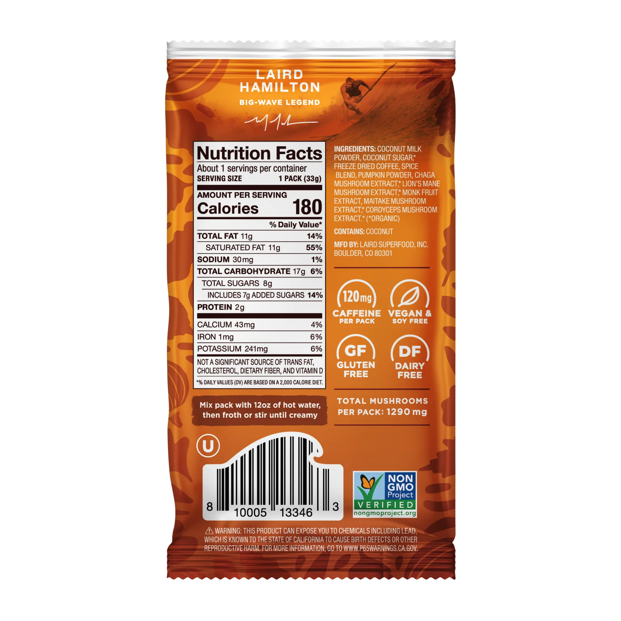 Pumpkin Spice Instant Latte Single Serve