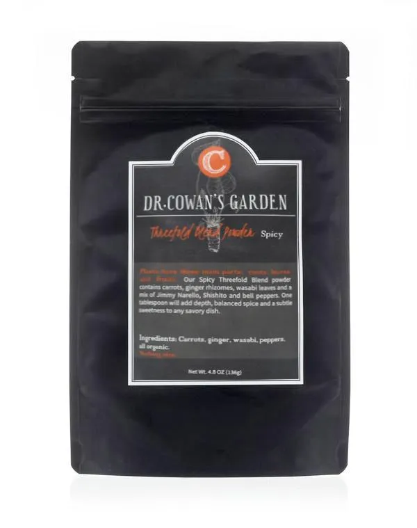 Refill Threefold Blend Powder (Spicy), Organic (by Dr. Cowan's Garden)