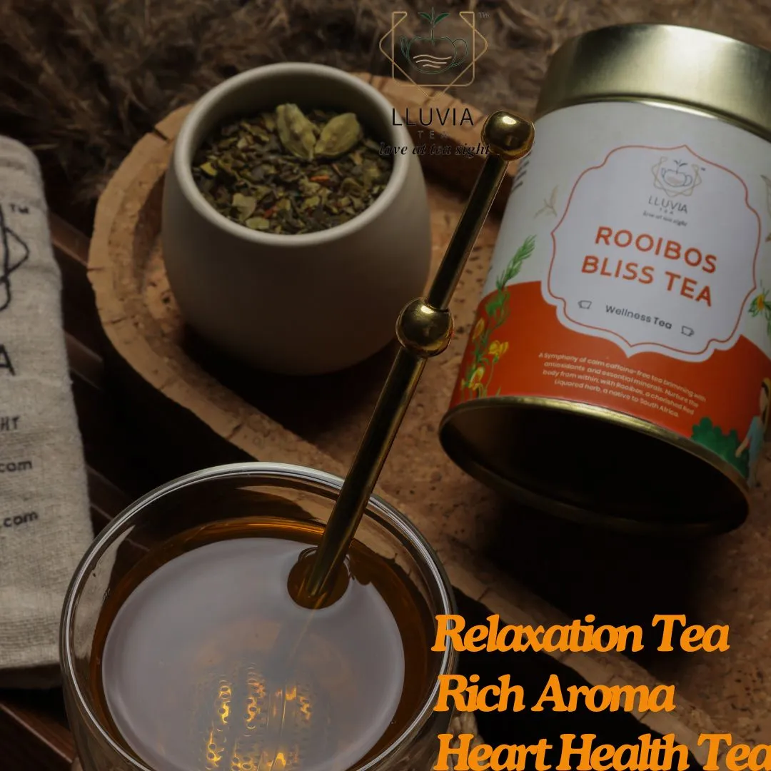 Rooibos Bliss Tea - Improves Skin Health | Digestive Support | Caffeine-Free Energy (50 gm)