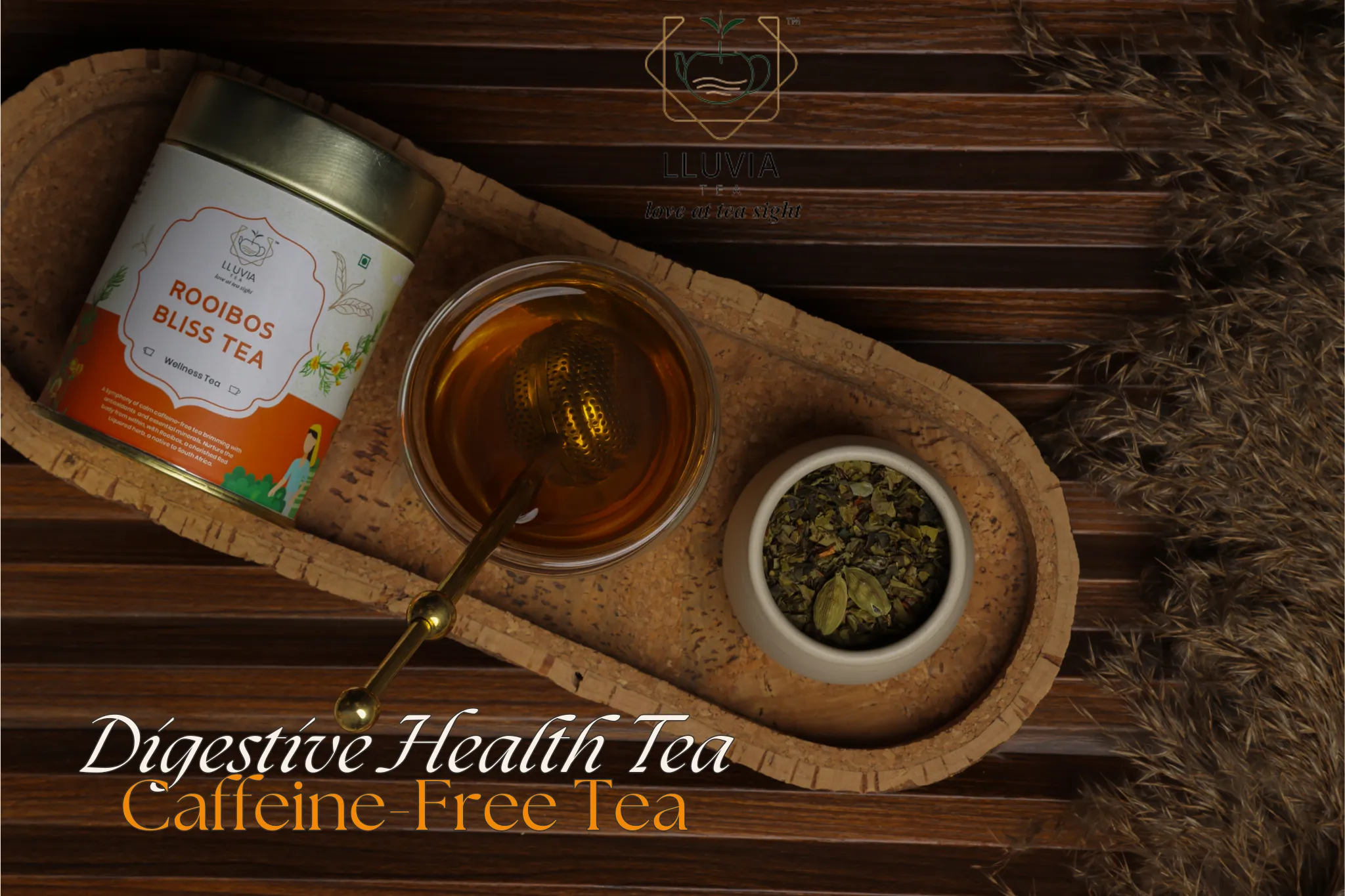 Rooibos Bliss Tea - Improves Skin Health | Digestive Support | Caffeine-Free Energy (50 gm)
