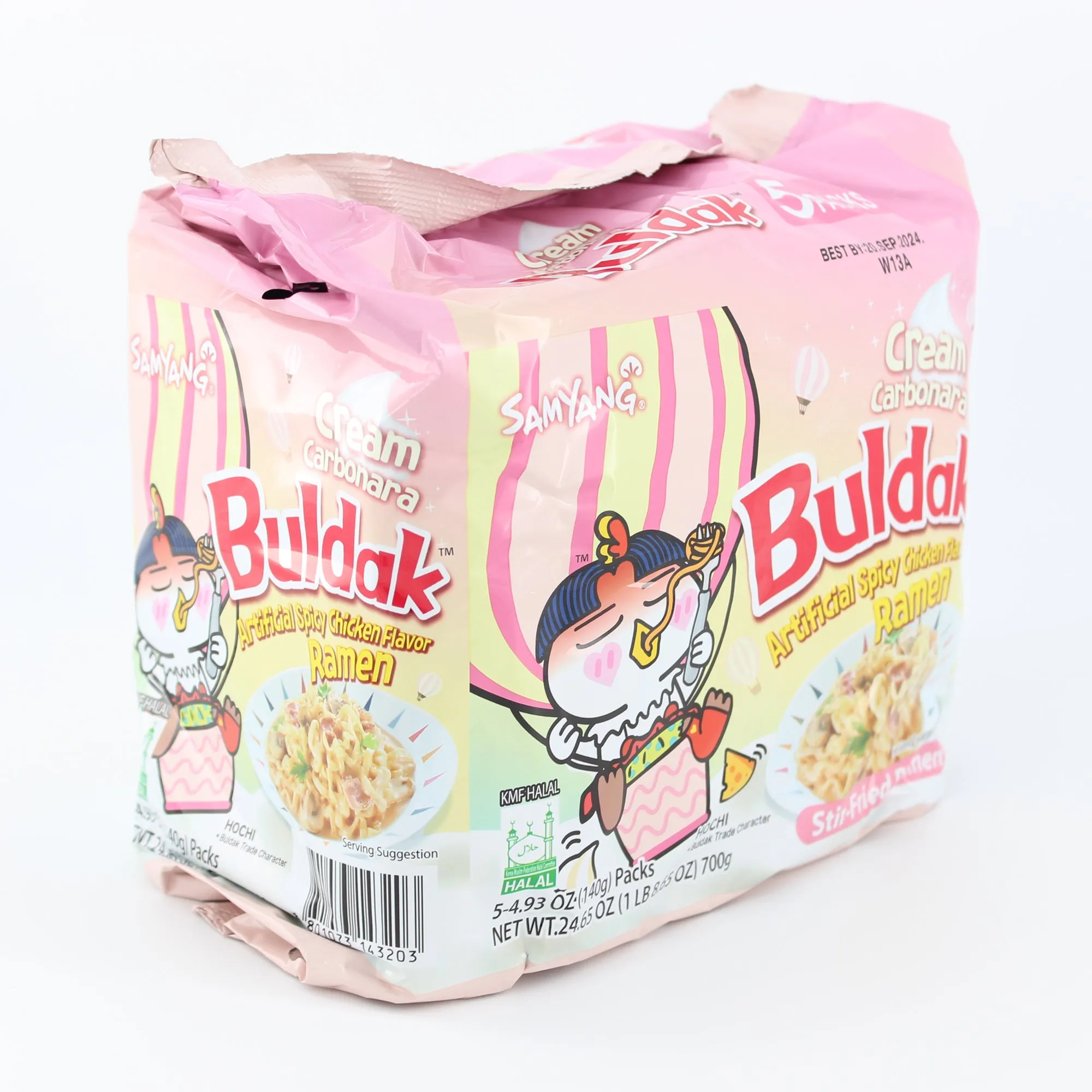 Samyang Buldak Ramen Cream Carbonara Hot Chicken Flavor Spicy Korean Instant Noodle