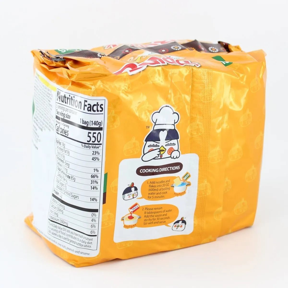 Samyang Buldak Ramen Curry Flavor Spicy Instant Noodle 5 Packs