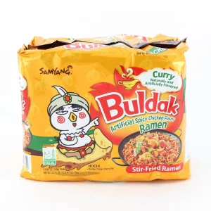 Samyang Buldak Ramen Curry Flavor Spicy Instant Noodle 5 Packs