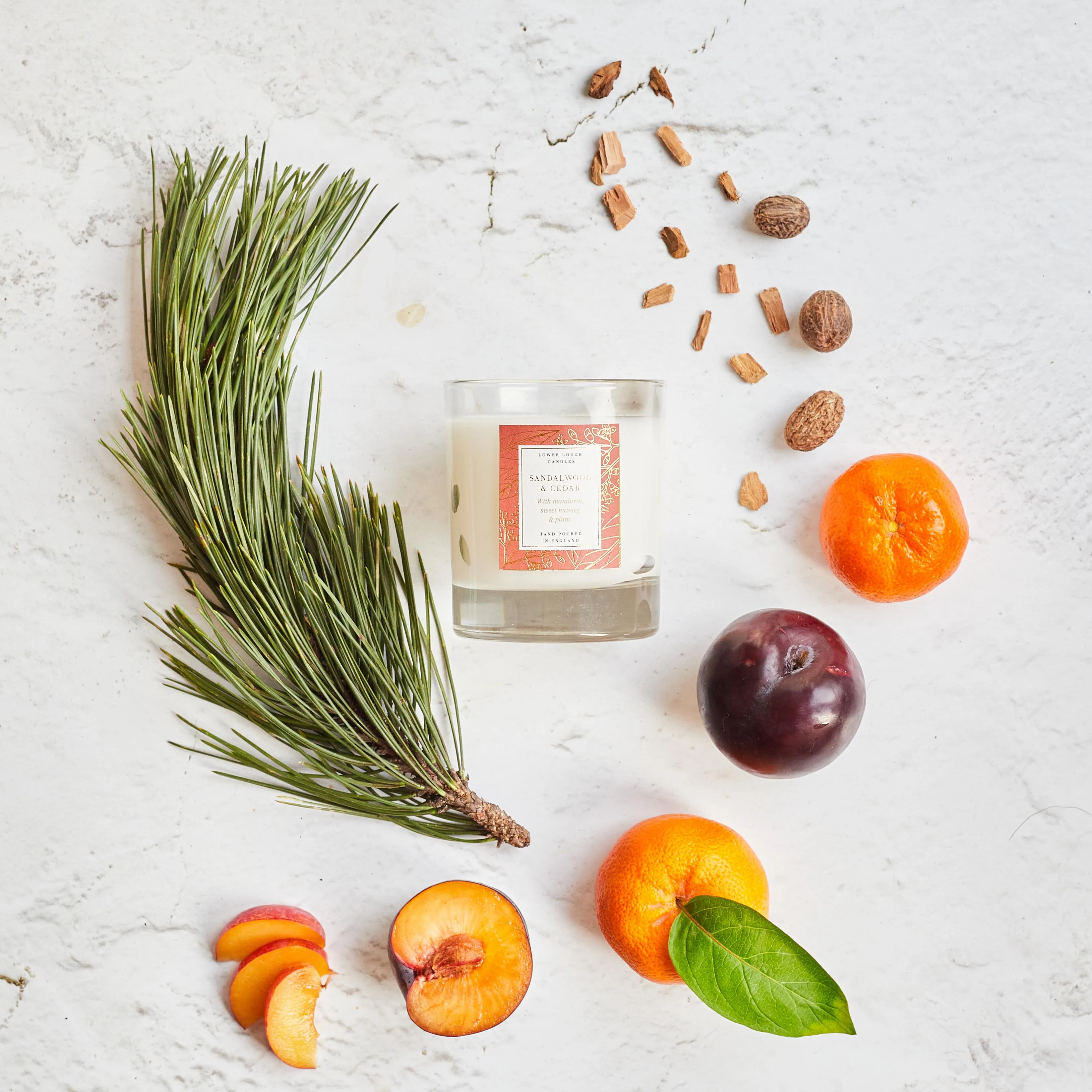 Sandalwood and Cedar Home Scented Candle