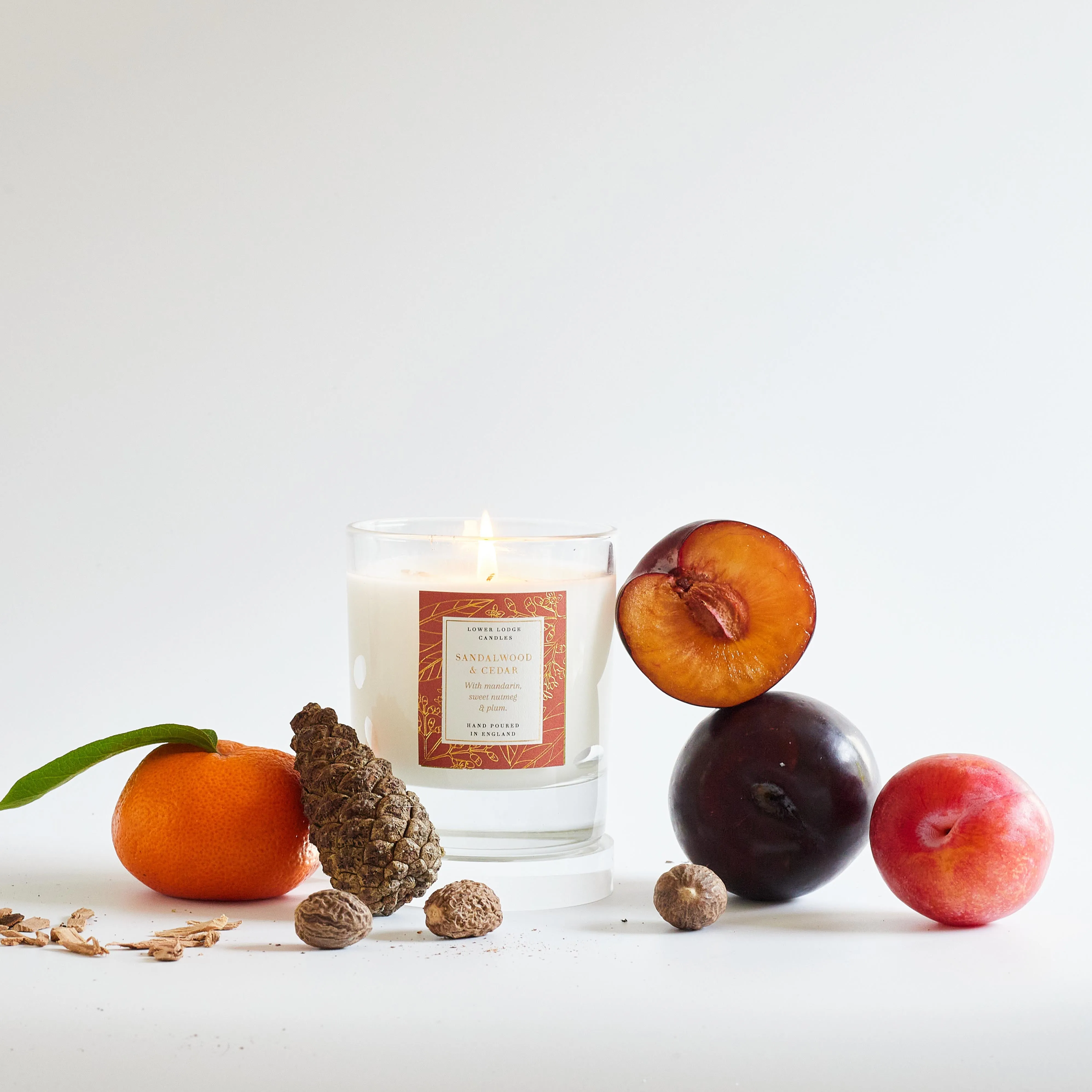 Sandalwood and Cedar Home Scented Candle