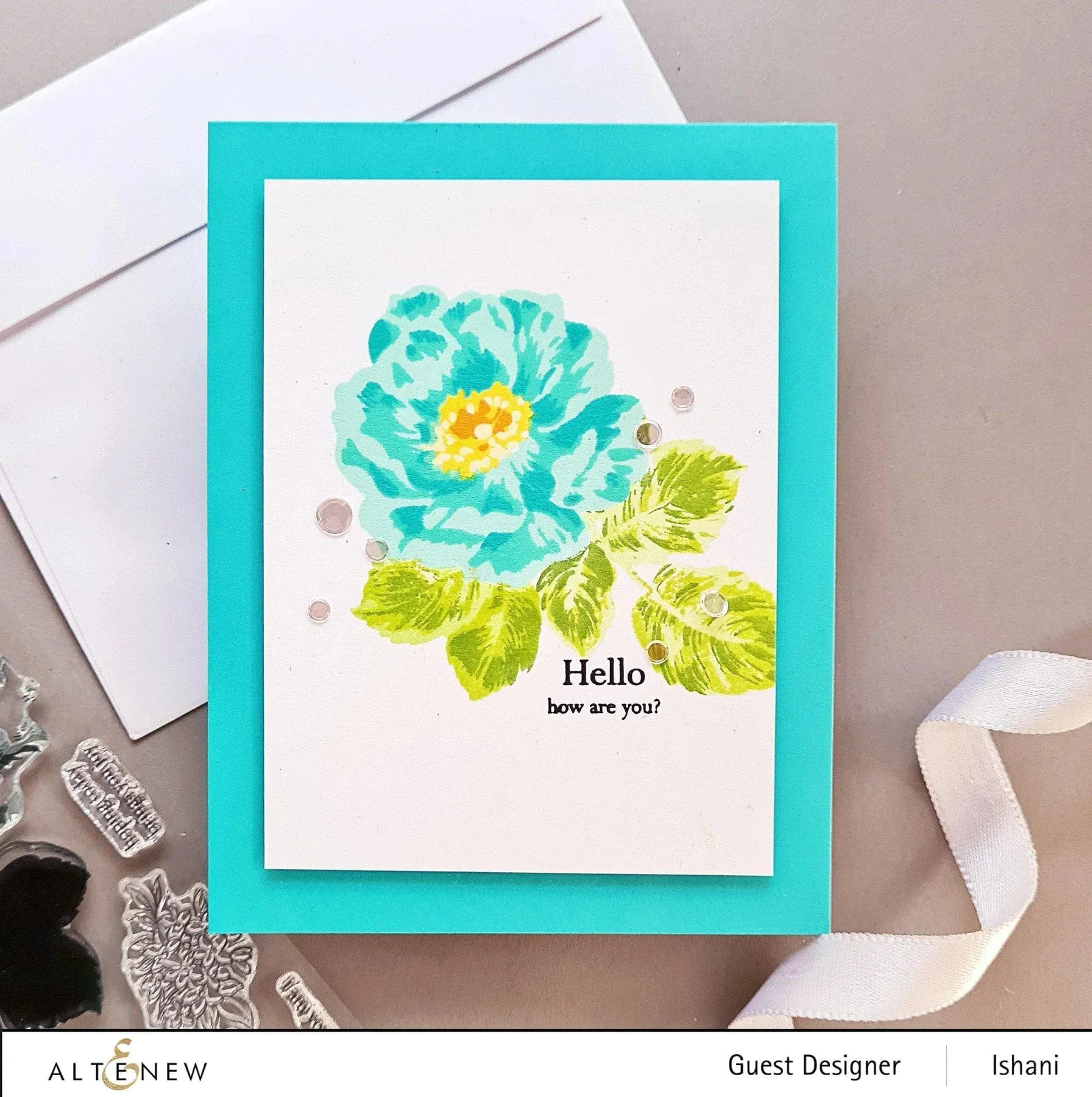 Sea Shore Fresh Dye Ink Mini Cube & Reinker Bundle