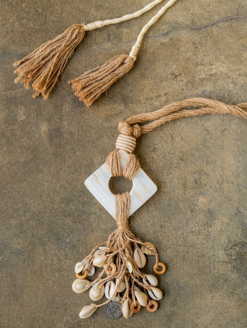 Seashell & Jute Harmony Necklace