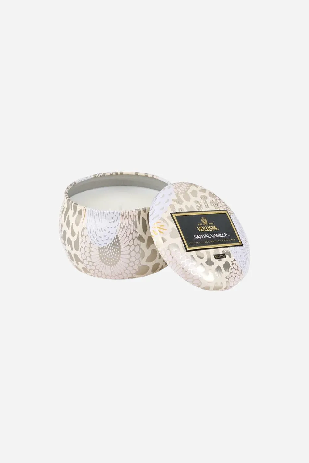 Voluspa Santal Vanille Petite Tin Candle