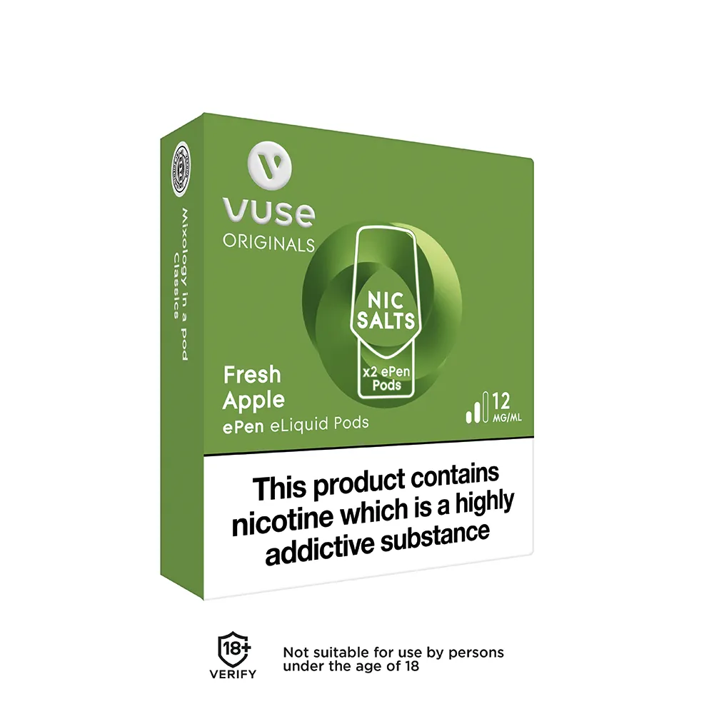 Vuse ePen 3 Flavour Caps - Fresh Apple